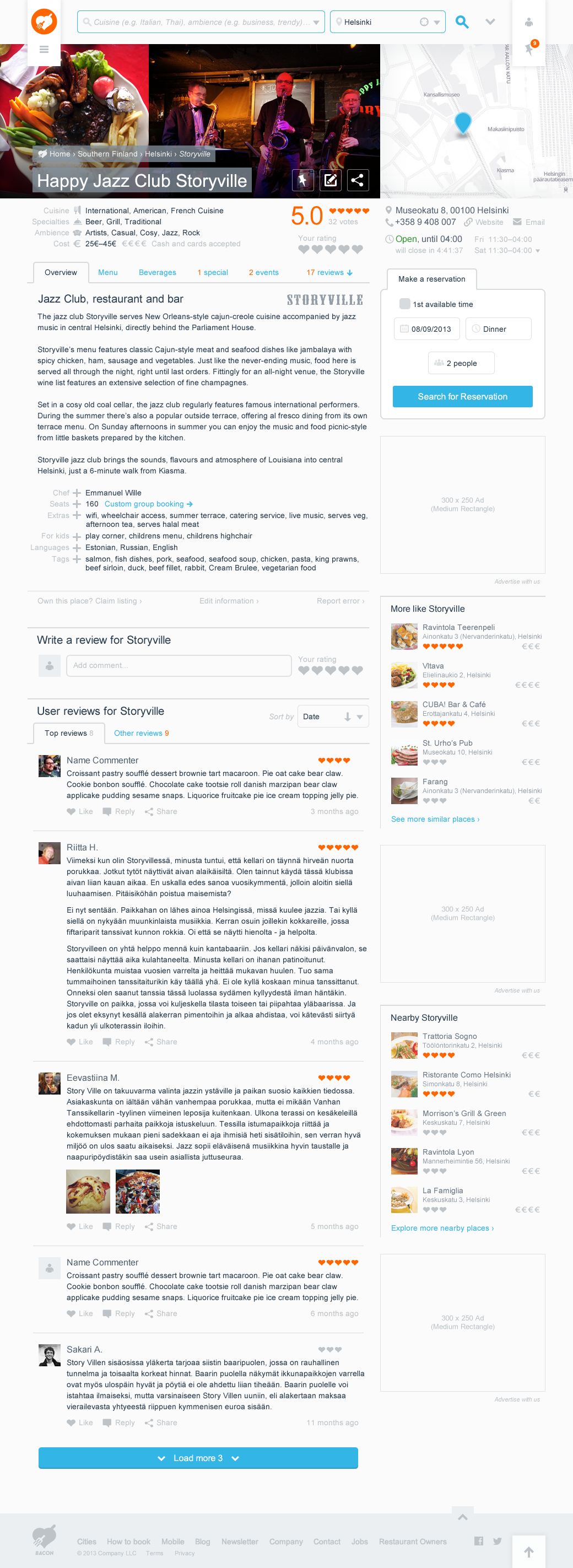 Bacon.fi portal